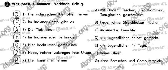 ГДЗ Німецька мова 10 клас сторінка Стр7 Впр3